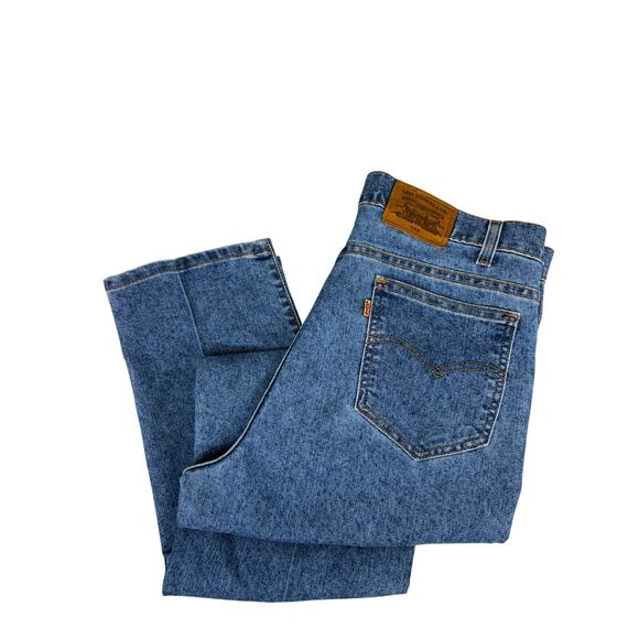 Levi's 540 Denim Jeans Vintage 1994 Orange Tab Made in USA Relaxed 34x32 Retro